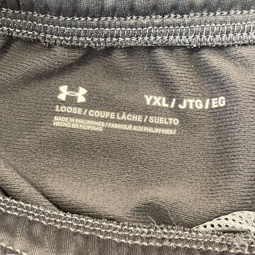 Under Armour Boys Sweatpants Joggers Gray Youth Pockets Extra Large YXL Loose - Picture 6 of 8