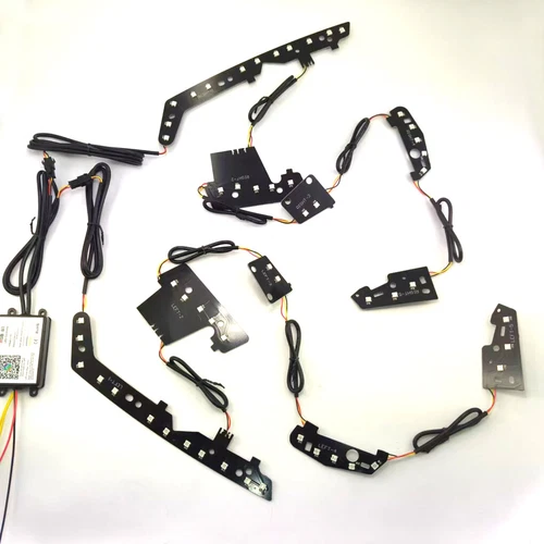 Bluetooth APP RGBW LED DRL Board For 2014-2021 Jeep Grand Cherokee Headlight - Bild 6 von 9