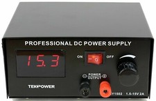 New Tekpower TP1502 DC Power Supply for Tattoo 1.5-15V 2A