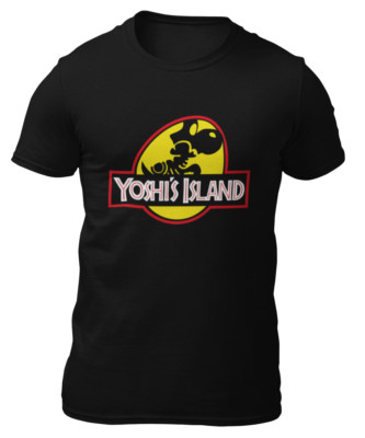 CAMISETA - YOSHI ISLAND AMARILLO - NINTENDO - SUPER MARIO YOSHI'S - T-SHIRT -