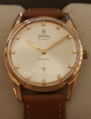 Vintage Armbanduhr Henri Sandoz & Fils   Handaufzug - Cal. AS 1130