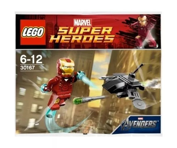 LEGO 30167 - Super Heroes: Avengers - Iron vs. Fighting Drone Polybag Set | eBay