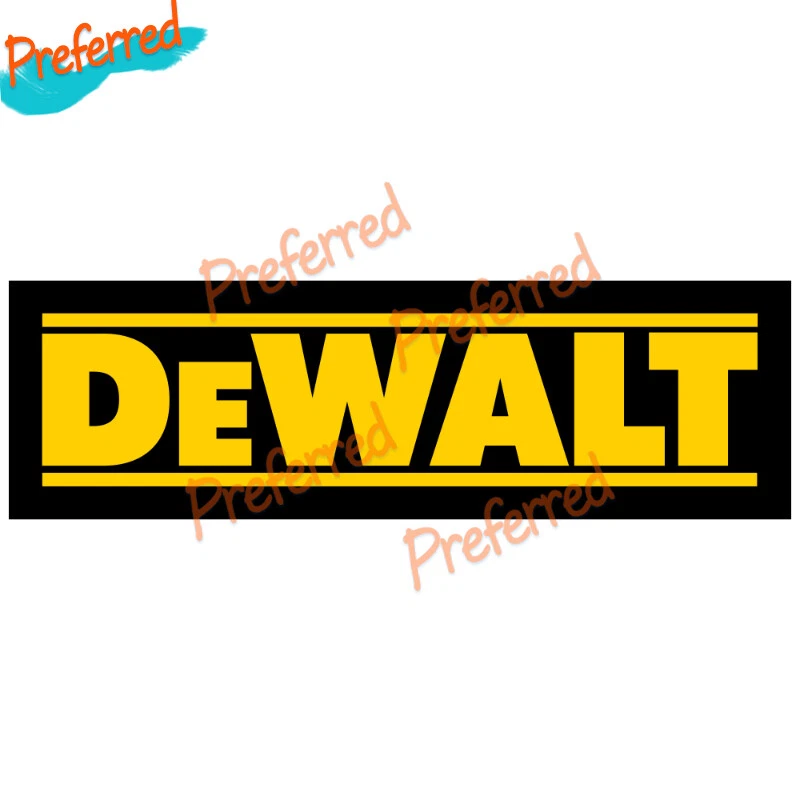 Высококачественная смешная наклейка с логотипом Dewalts QTY для мотокросса гонок ноутбука шлем багажник W - Изображение 3 из 4