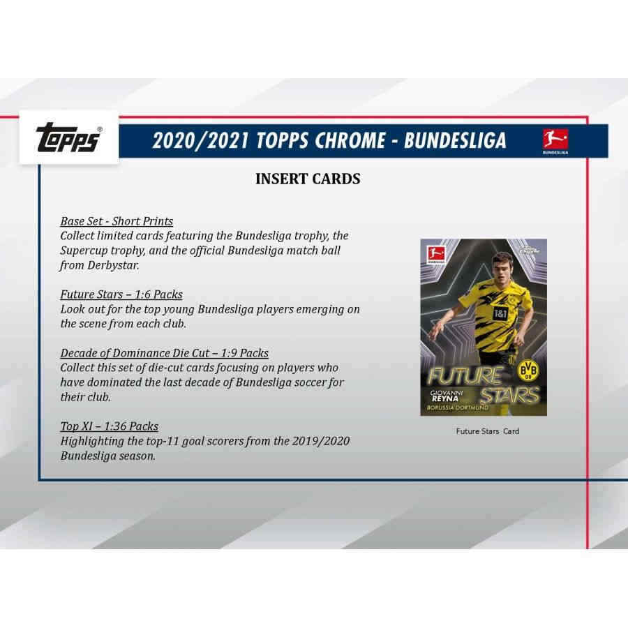 Box/デッキ/パック 2020-21 TOPPS CHROME BUNDESLIGA 2020-21 Topps Chrome Bundesliga Soccer Hobby Box | Steel