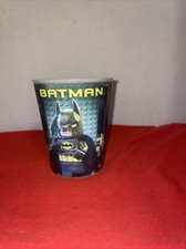 2013 McDonald's DC Comics The Lego Movie 3D Batman Drink Cup Warner Bros
