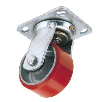 Zwaarlast Zwenkwielen 200 KG Met Remmen - Rubberen Wielen 50 mm - 4 stuks - Geen