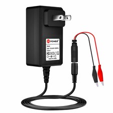 Pkpower 12v DC Adapter Charger for Moultrie Wildlife Feeder 12V Battery Power