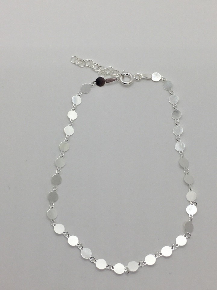 Bracelet De Cheville Femme – Argent Massif 925 – Thanina Bijoux – Médaillons