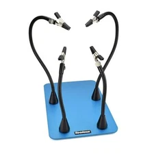 Magnetic Helping Hands Soldering Third Hand - 4 Flexible Metal Arms with Adju...