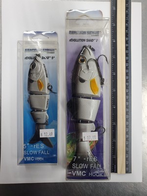 Reaction Strike Revolution Shad Swimbait - 5'' or 7'' Slow Sinking