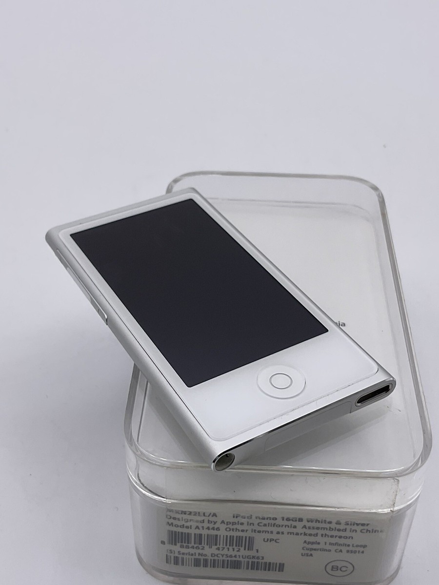 Apple iPod Nano 7th Generation Silver 16 GB Model A1446 | eBay