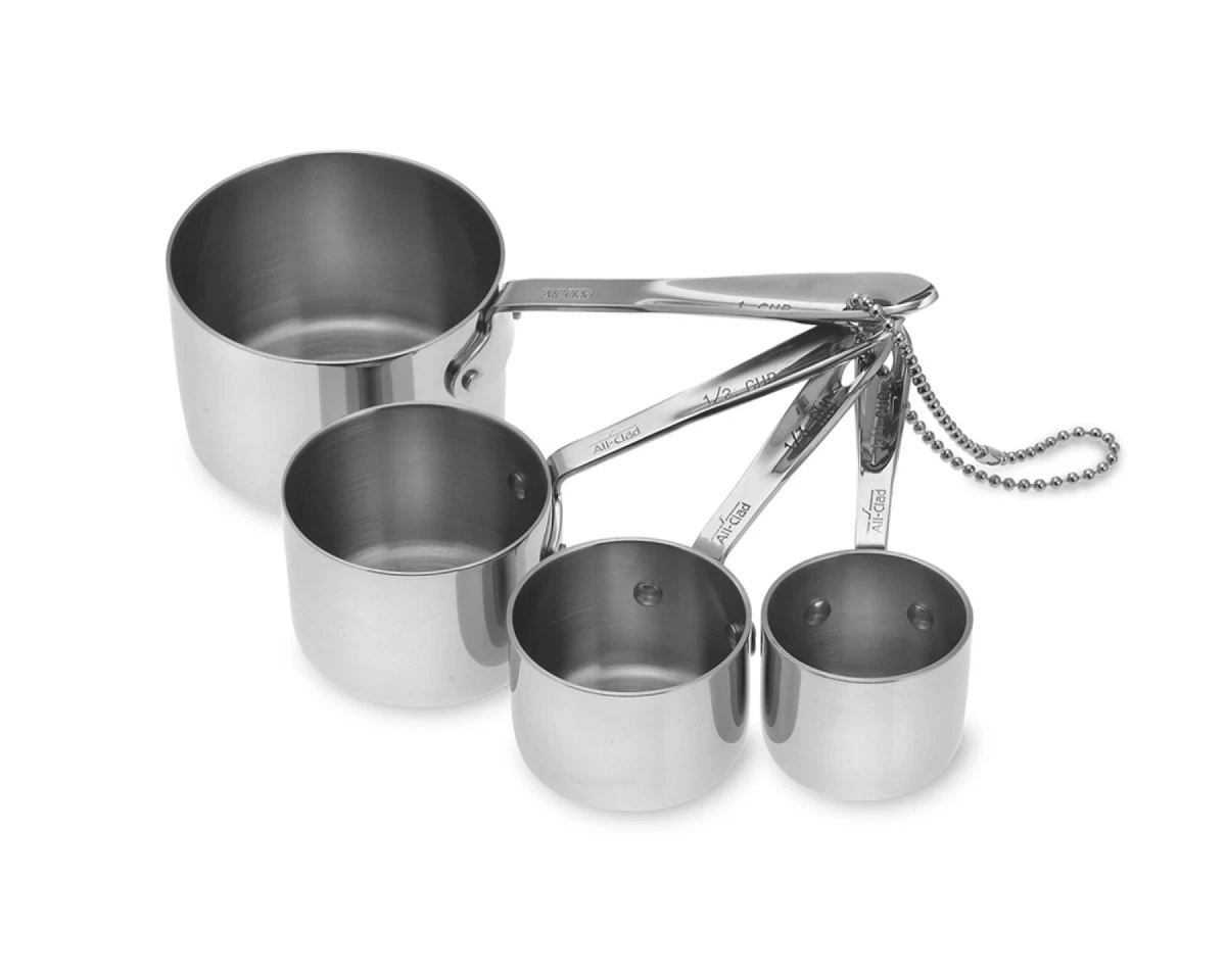 ALL-CLAD Stainless Steel Measuring Cup Set, 4-Piece