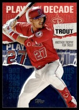 2020 Topps Player of the Decade Mike Trout Los Angeles Angels #MT-18