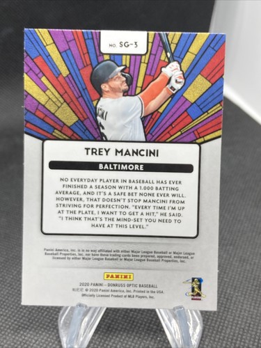 Ottica Trey Mancini 2020 VETRO COLORATO Orioles SG-3 072 - Foto 2 di 2