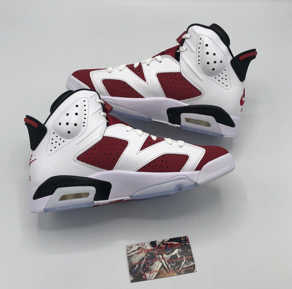 2021 Nike Air Jordan Retro 6 Carmine Red White CT8529-106 Chicago