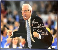 ROY WILLIAMS SIGNED NORTH CAROLINA TAR HEELS 11X14 PHOTO BASKETBALL UNC JSA