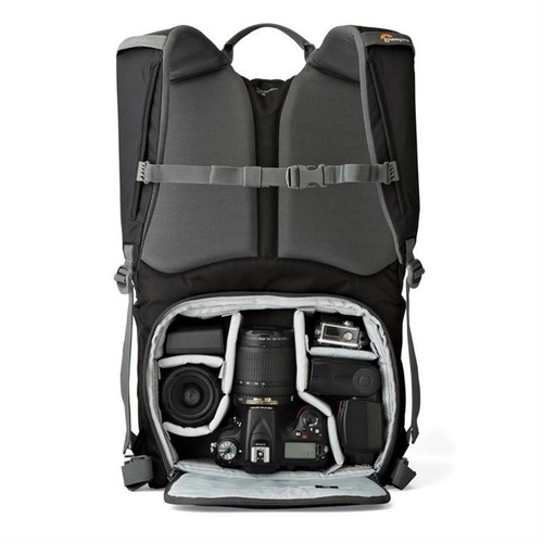 Open Box Lowepro Photo Hatchback BP 250 AW II Camera Backpack in Black - Picture 2 of 5