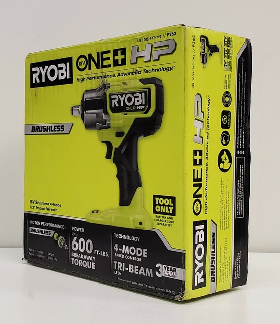 Ryobi P262 ONE+ HP Brushless Impact Wrench for sale online eBay