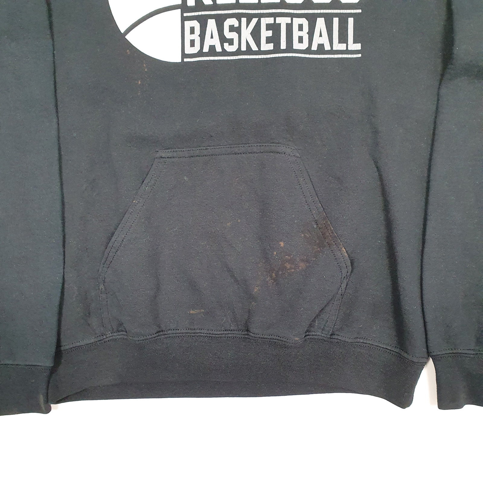 GILDAN Hoodie USA College Basketball Cotton Jumper Sweatshirt Mens S image 4