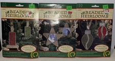 Lot of 8 NEW Beaded Heirlooms Ornament Kit 6756 6757 6753 , 1997 C-1  