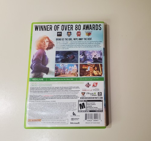 BioShock Infinite Microsoft Xbox 360 kompatibel mit Xbox One gebraucht - Bild 3 von 3