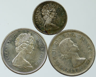 コレクション Great Historic Silver Coins of the world Lot of 3 Silver WORLD COINS Authentic Collection Vintage Group
