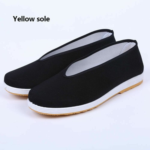 Mens Kung Fu Tai Chi Cloth Shoes Shaolin Martial Sneakers Casual Old Beijing - Picture 9 of 9