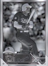 [DIGITAL] Topps Bunt - Freddie Freeman - Topps Chrome 23 S1 - Black White Base