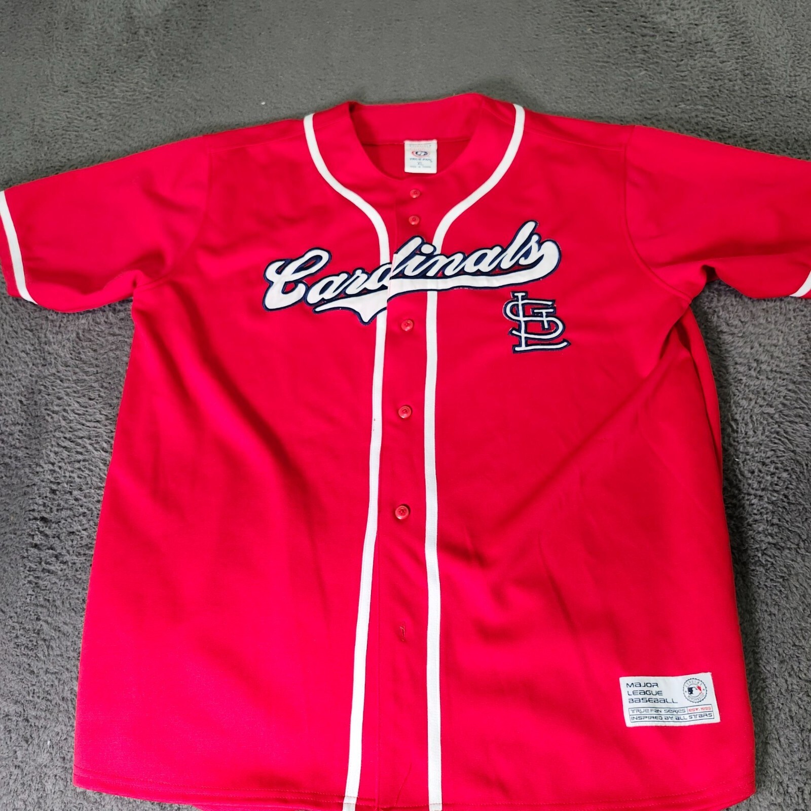 St. Louis Cardinals Baseball Jersey  XL  True Fan Series Major League Baseball