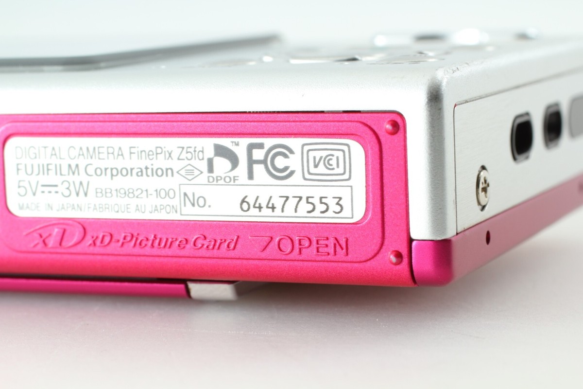 【✨美品✨】FUJIFILM FINEPIX Z5 平成レトロ ピンク Excellent] Fujifilm FinePix Z5fd Pink 6.3MP Digital Camera