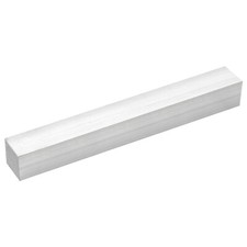 Image of Square Aluminum Flat Bar 1" 25mm Thickness 1" Width 8" 203mm Length