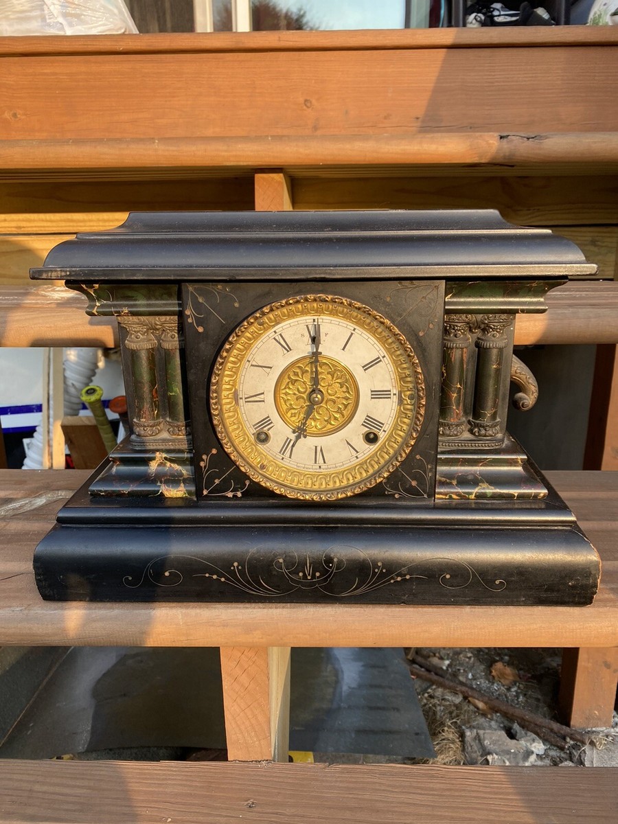 antique / Vintage WM.L. Gilbert clock Winsted. Conn USA 1904 | eBay