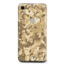 Skins Decal Wrap for Apple iPhone XR - Brown Desert Camo camouflage