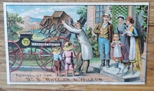 Victoria Trade Card Wheeler Wilson New Sewing Machine Arrival
