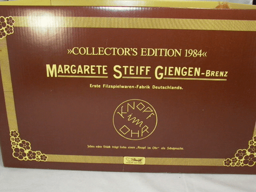 ❤STEIFF - EDICIÓN DE COLECCIONISTA 1984 - JUEGO DE OSOS CANELA - MARGARET STRONG 1560/00❤ - Imagen 2 de 8