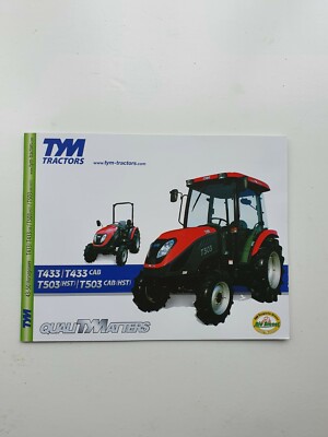 TYM T433 T503 TRAKTOR VERKAUFSPROSPEKT