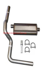 Fits 99-14 Chevrolet Silverado 5.3 Mandrel Bent Exhaust w/ 22" MagnaFlow Muffler