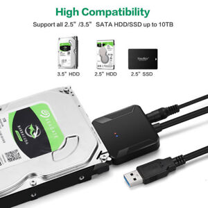 Computer Cables 1pc USB 3.0 SATA 3 Cable Sata to USB Adapter Up to 5 Gbps Support 2.5 Inches External SSD HDD Hard Drive Sata III Cable Cable Length: Other 