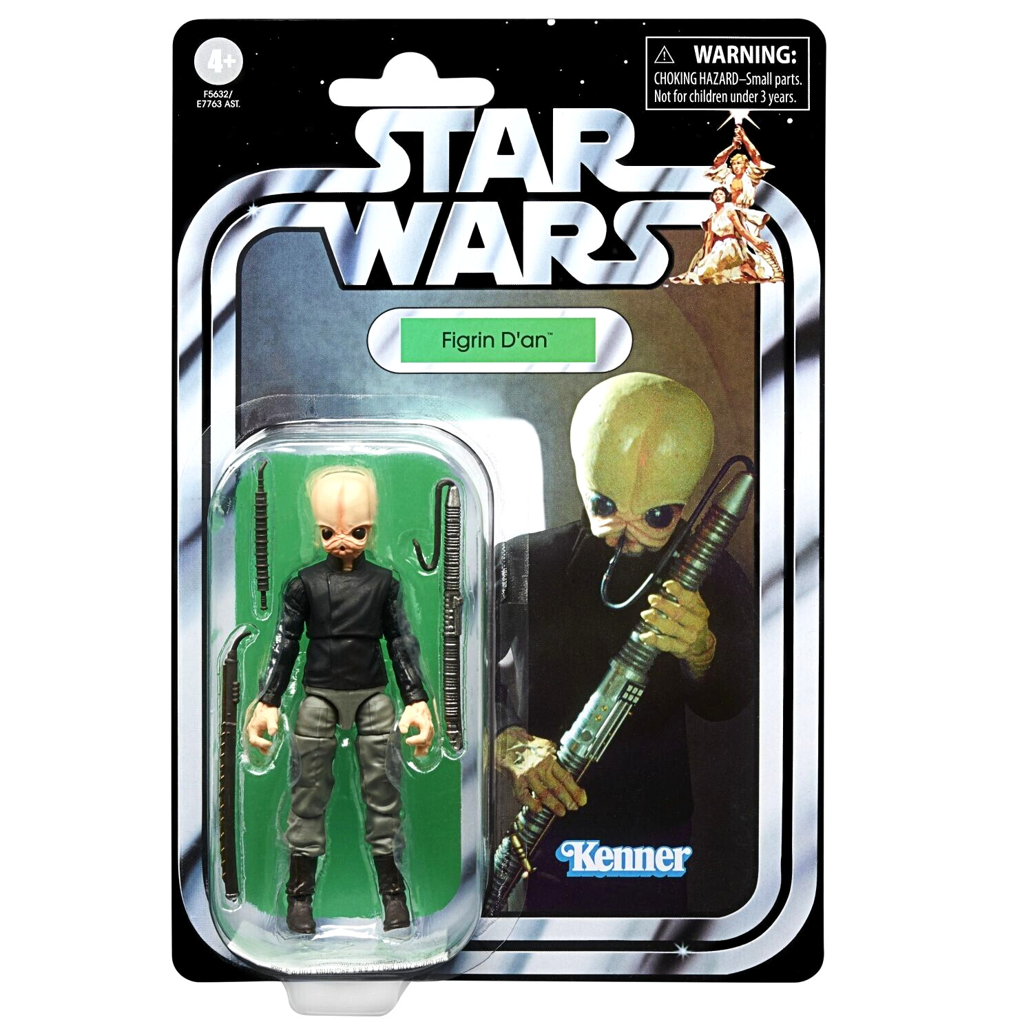 Figurine Star Wars Figrin D'an Kenner Vintage en plastique premium injecté