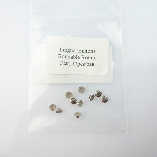 Easyinsmile Dental Lingual Buttons Bondable MIM Mesh Base Orthodontic 10Pcs/Pack - Picture 9 of 12
