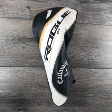 Callaway Rogue ST 1 Wood Driver Headcover Only Head Cover Black White Gold