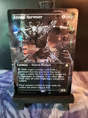 Abyssal Harvester Borderless  Mana Foil MTG NM