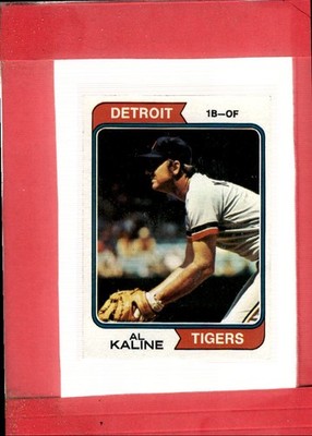 1974 Topps #215 Al Kaline NM Near Mint Tigers UER ID:70910