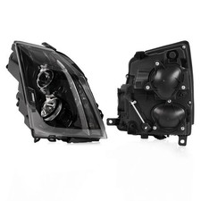 Hecasa Pair Halogen Headlight For Cadillac Cts 2008-2015 Left And Right Wbulbs