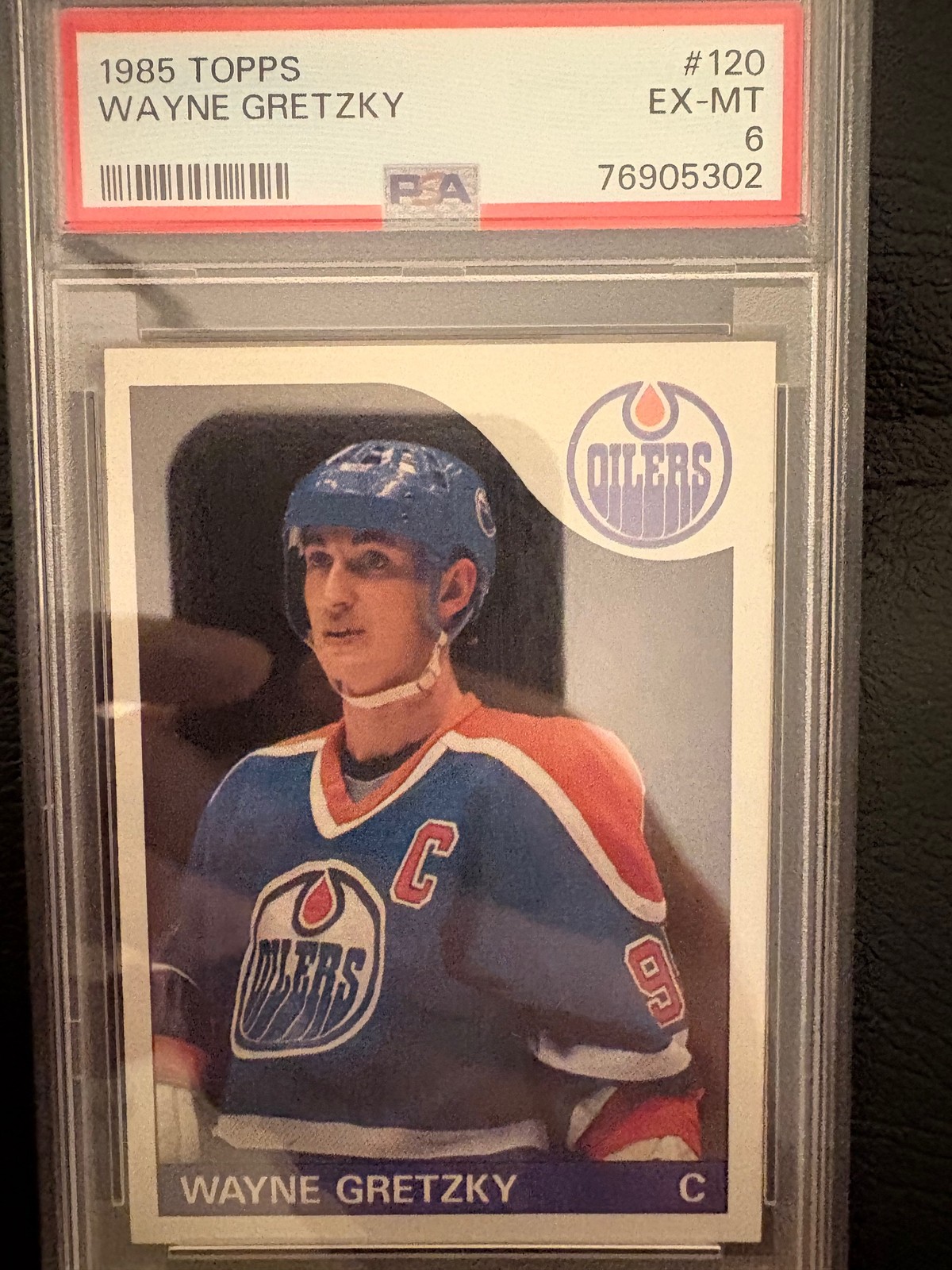 1985-86 Topps #120 Wayne Gretzky PSA 6