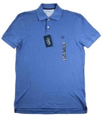 Chaps Mens Everyday Polo Shirt S Pullover Short Sleeve Regular Fit Blue NEW