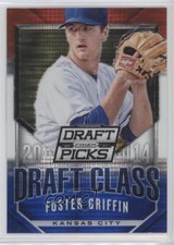 2014 Prizm Perennial Draft Picks Red White & Blue Pulsar Foster Griffin #26 1s8
