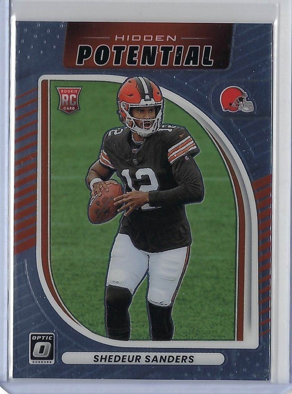 2025 Panini Donruss Optic Shedeur Sanders (RC) Hidden Potential #20 Browns