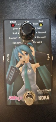 KORG MIKU STOMP Digital Stomp Guitar Effects Pedal with Box