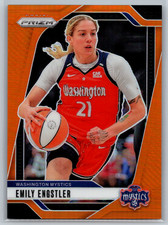 Emily Engstler 2024 Panini Prizm WNBA Orange Prizm /99 #67 Washington Mystics